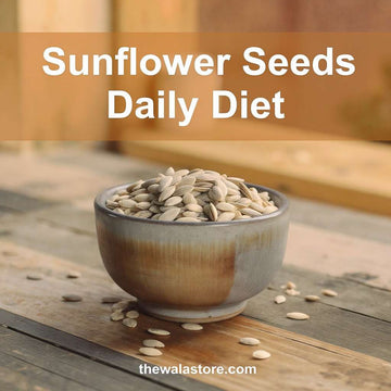 Bowl of sunflower seeds for healthy snacks