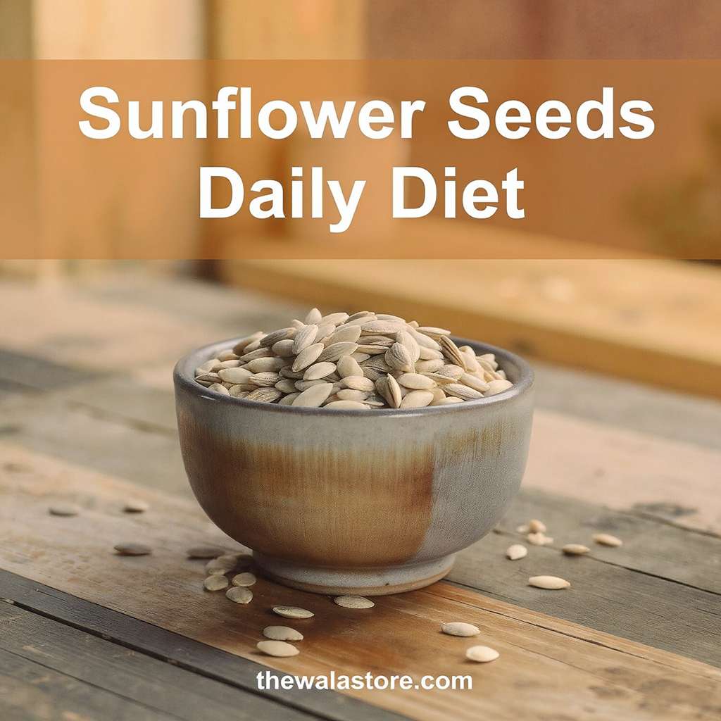 Bowl of sunflower seeds for healthy snacks