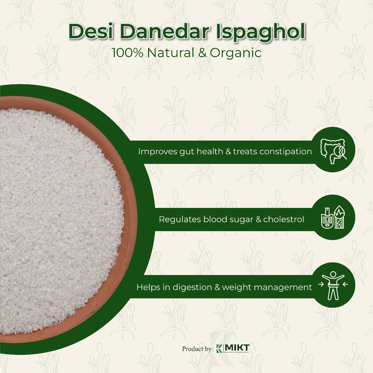 Premium Ispaghol –200g (Desi Danedar)