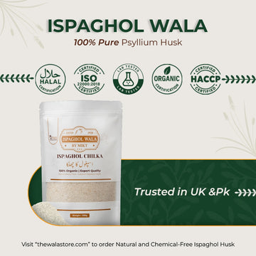 Premium Ispaghol – 100% Natural Psyllium Husk (Indian Cut)