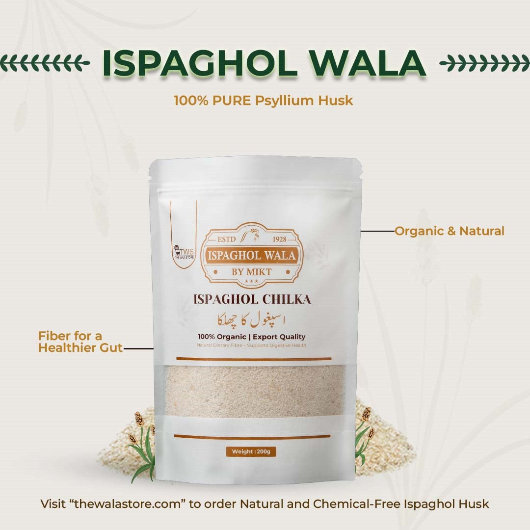 Premium Ispaghol – 100% Natural Psyllium Husk (Indian Cut)