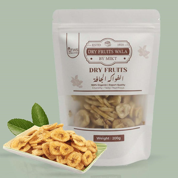 Dehydrated Banana Slices 200g – Natural Sweet & Crispy Healthy Snack