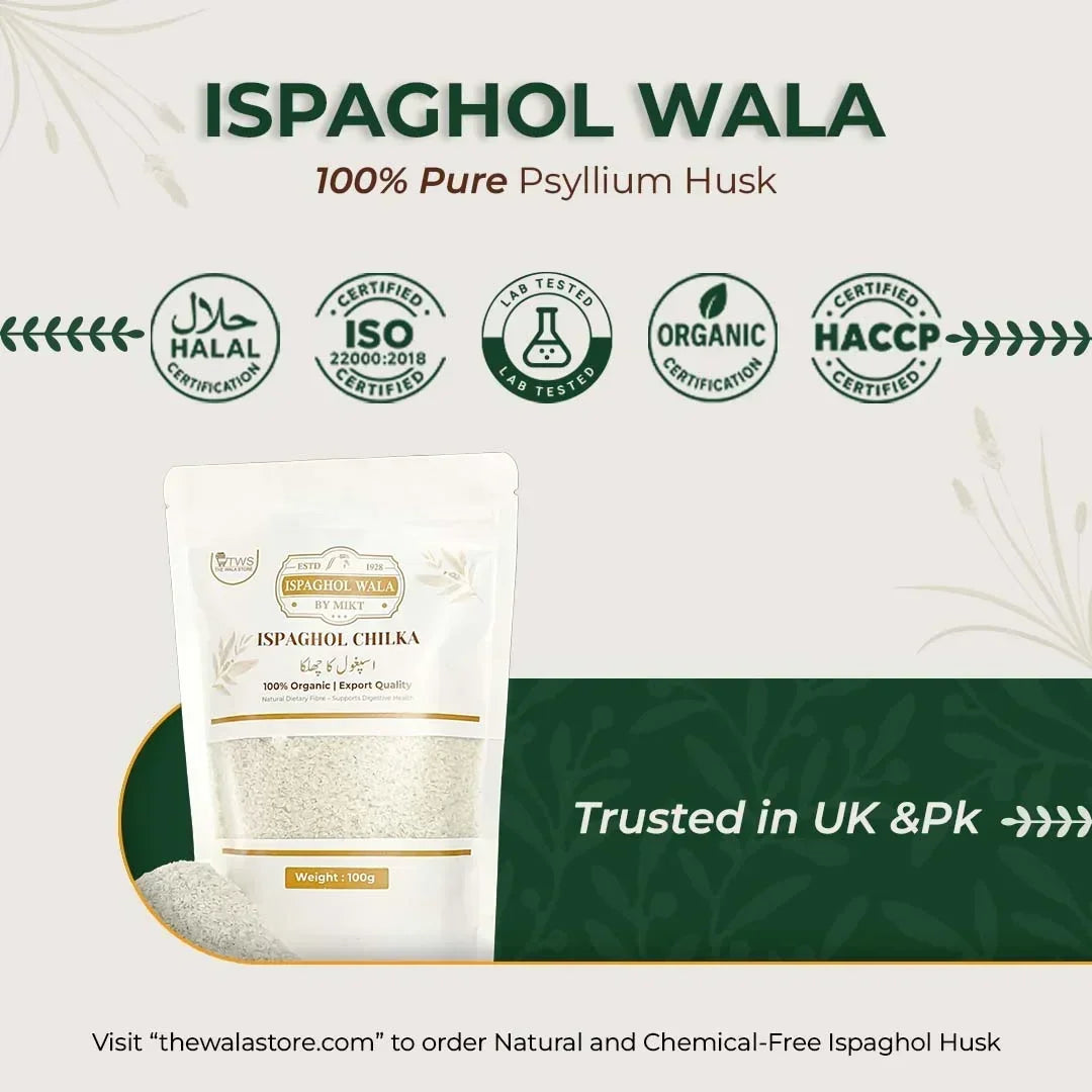 Wholesale Quantity, Premium Ispaghol 100% Natural Psyllium Husk - The Wala Store